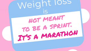 ダイエットはマラソンです