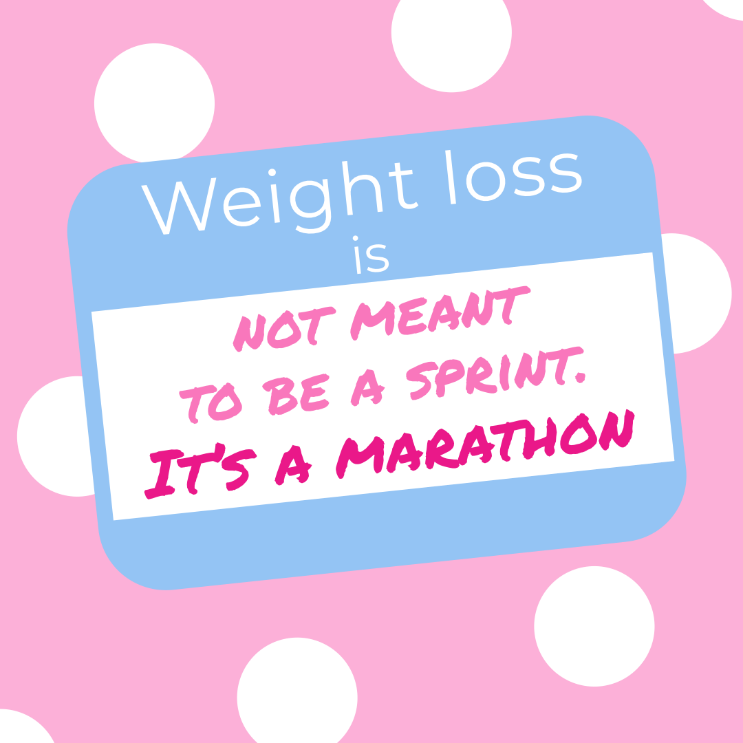 ダイエットはマラソンです